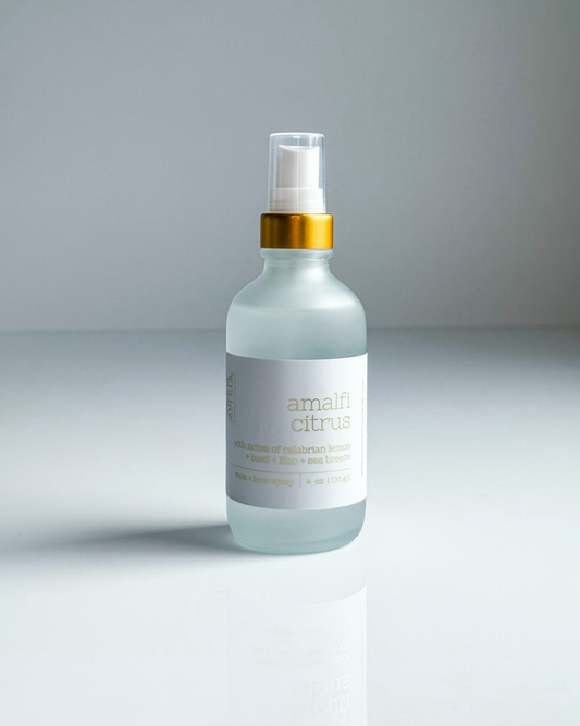 Amalfi Citrus room and linen spray home fragrance by Sweet Aurora Co New Jersey