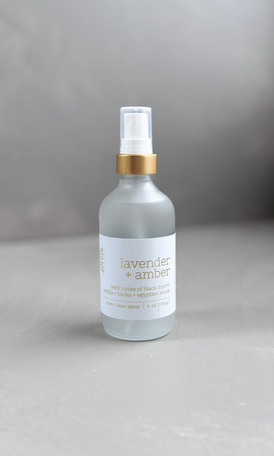 Lavender + Amber Room Spray - Sweet Aurora Co