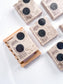 Cafecito Dots espresso coffee scrub soap bars by Sweet Aurora with coffee grounds