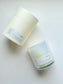Cloud 9 blue lavender soy wooden wick candle with coordinating gift box