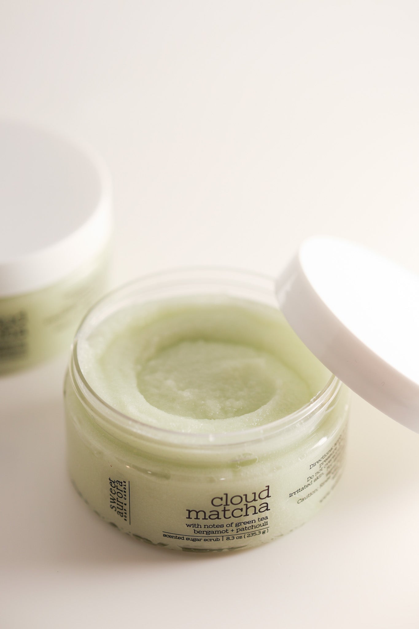 Cloud Matcha Sugar Scrub - Sweet Aurora Co
