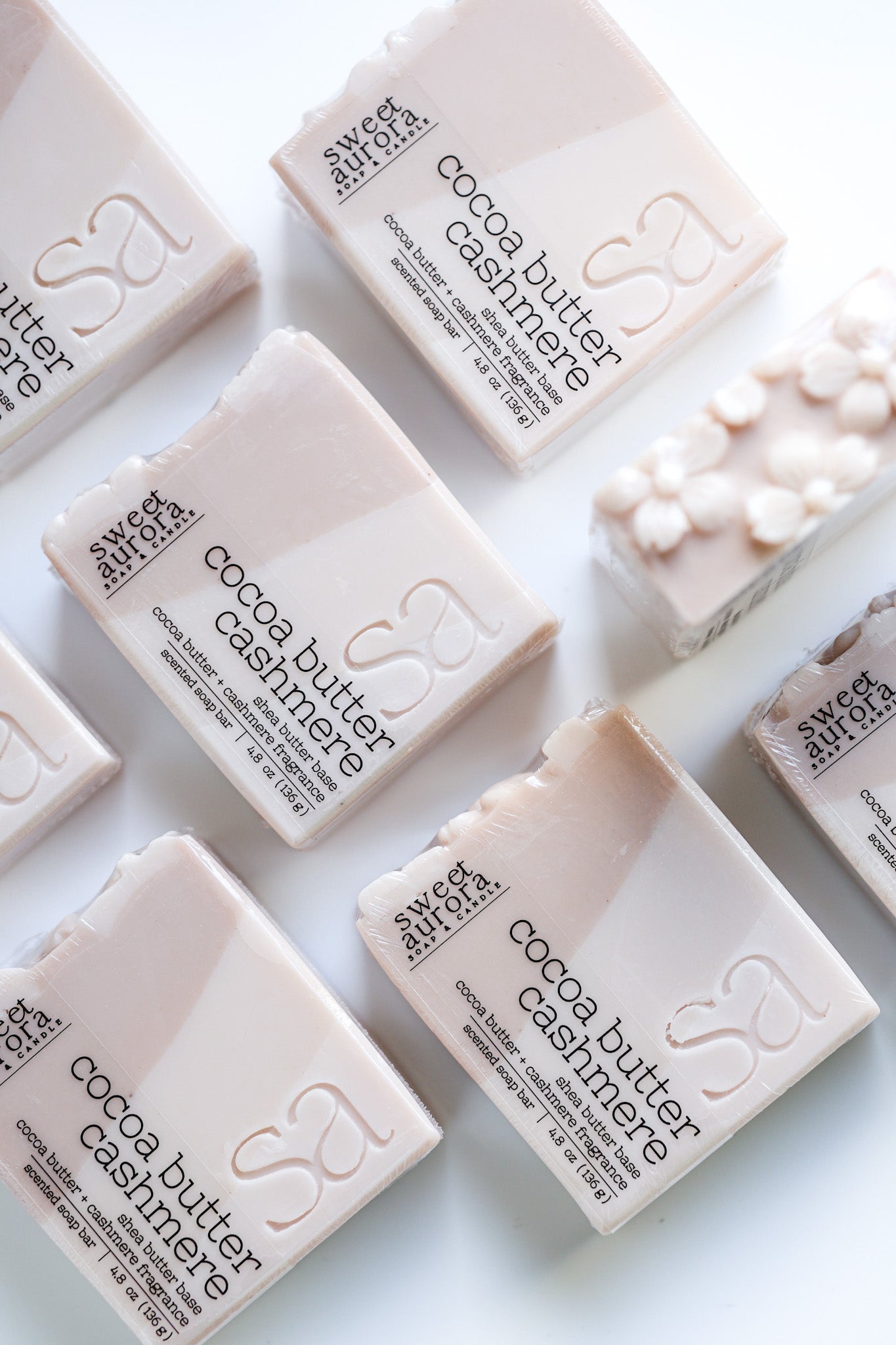 Cocoa Butter Cashmere Soap Bar - Sweet Aurora Co