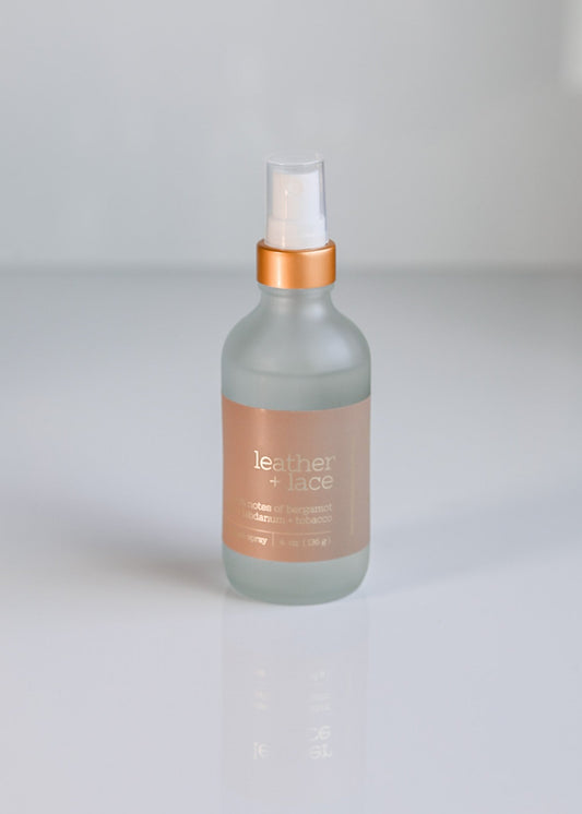 Leather + Lace Room & Linen Spray - Sweet Aurora Co