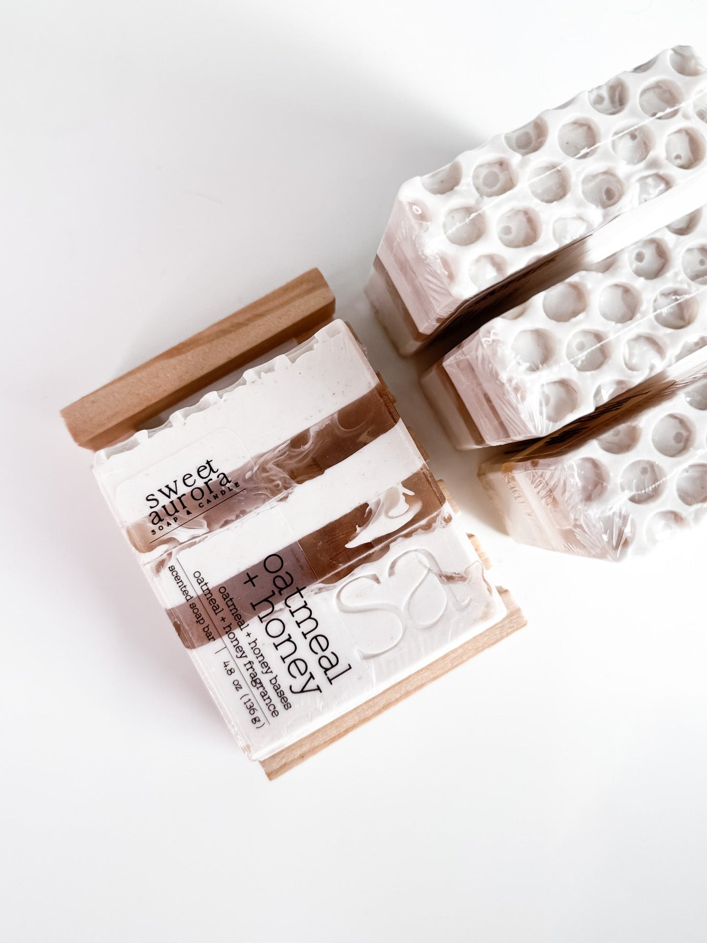 Oatmeal & Honey Soap Bar - Sweet Aurora Co