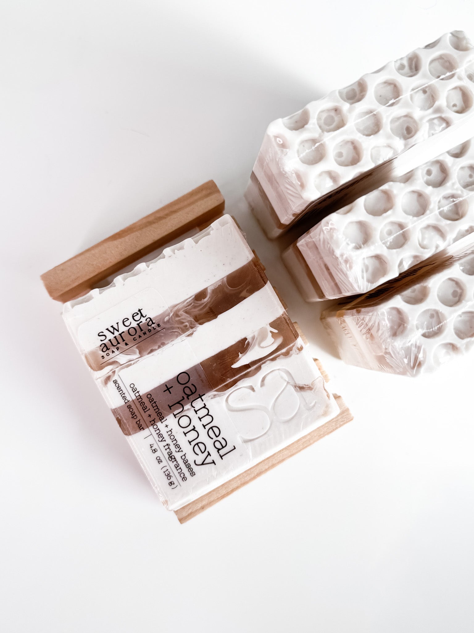 Oatmeal & Honey Soap Bar - Sweet Aurora Co