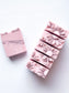 Plum Cashmere pink oatmeal and shea butter soap bars by Sweet Aurora