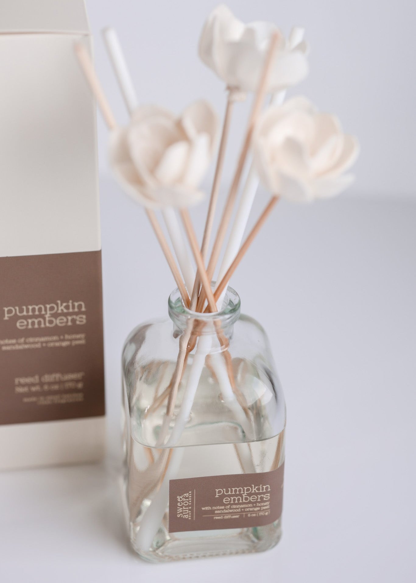 Pumpkin Embers Reed Diffuser - Sweet Aurora Co
