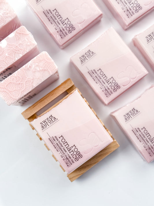 Rose Romance Soap Bar - Sweet Aurora Co
