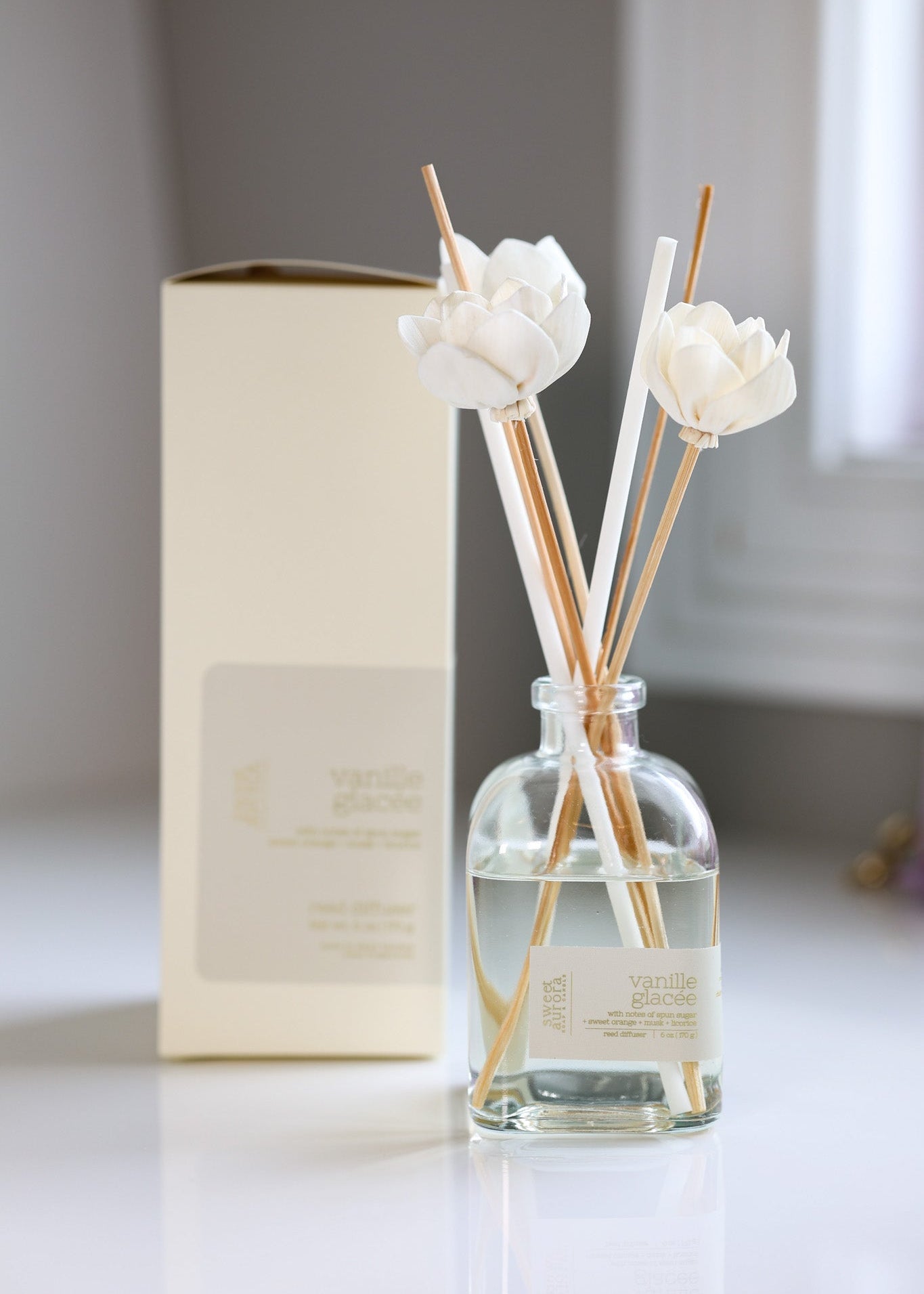 Vanille Glacée Reed Diffuser - Sweet Aurora Co
